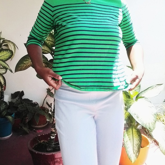 Liz Claireborne Top Green - Picture 3 of 8